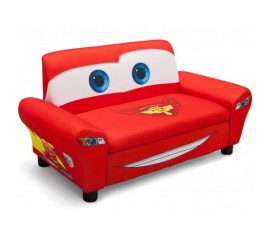 Canapea si cutie depozitare jucarii Disney Cars