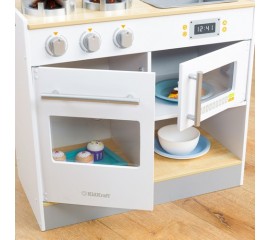 Bucatarie pentru copii KidKraft - Let's Cook Wooden Play Kitchen