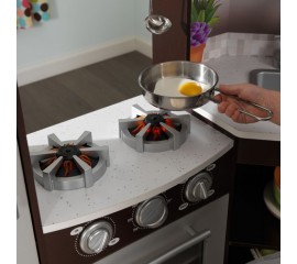 Bucatarie de colt Ultimate Corner Play Kitchen Espresso - KidKraft