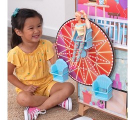 Casuta papusi cu 2 fete Ferris Wheel Fun Beach House - KidKraft