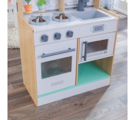 Bucatarie pentru copii KidKraft - Let's Cook Play Kitchen - Natural