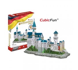 Castelul Neuschwanstein Germania - Puzzle 3D - 98 de piese